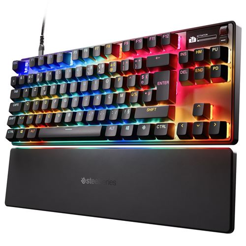 Clavier gaming filaire Azerty SteelSeries Apex Pro TKL GEN 3 Noir État correct SteelSeries reconditionné disponible sur Fnac