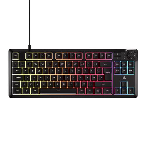 Clavier gaming filaire Corsair K55 Core TKL RGB Noir État correct Corsair reconditionné disponible sur Fnac