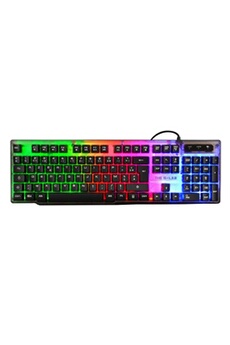 Clavier Gaming filaire rétroéclairé The G-Lab Neon Noir Très bon état N/A reconditionné disponible sur Darty