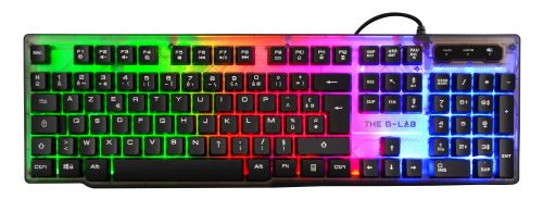 Clavier Gaming filaire rétroéclairé The G-Lab Neon Noir État correct N/A reconditionné disponible sur Fnac