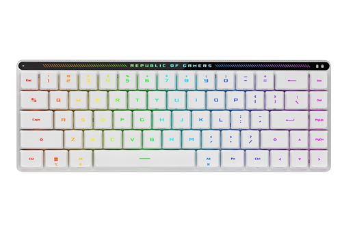 Clavier gaming mécanique sans fil Azerty Asus ROG Falchion RX Low Profile Blanc État correct reconditionné disponible sur Fnac