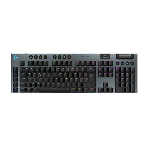 Clavier gaming mécanique sans fil ultra-plat Azerty Logitech G915 X Lightspeed Tactile Noir État correct - 178,99 € Clavier gaming mécanique sans fil ultra-plat Azerty Logitech G915 X Lightspeed Tactile Noir État correct Logitech reconditionné disponible sur Fnac
