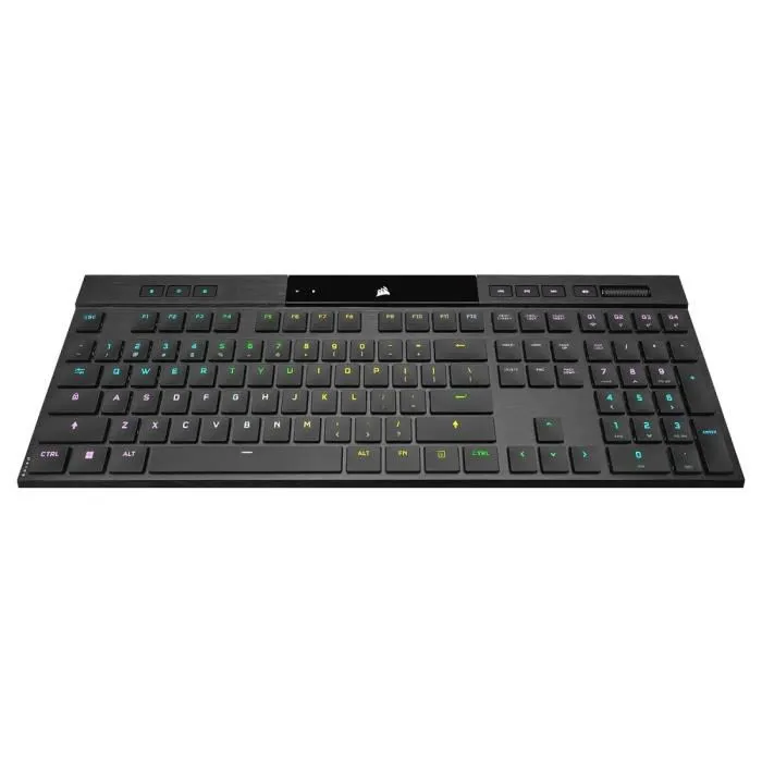 Clavier Gaming Mécanique Ultrafin - AZERTY - CORSAIR - K100 AIR WIRELESS - Rétroéclairage LED RGB - Noir (CH-913A01U-FR) Reconditionné - 189,00 € Clavier Gaming Mécanique Ultrafin - AZERTY - CORSAIR - K100 AIR WIRELESS - Rétroéclairage LED RGB - Noir (CH-913A01U-FR) Reconditionné Corsair reconditionné disponible sur Cdiscount Seconde Vie