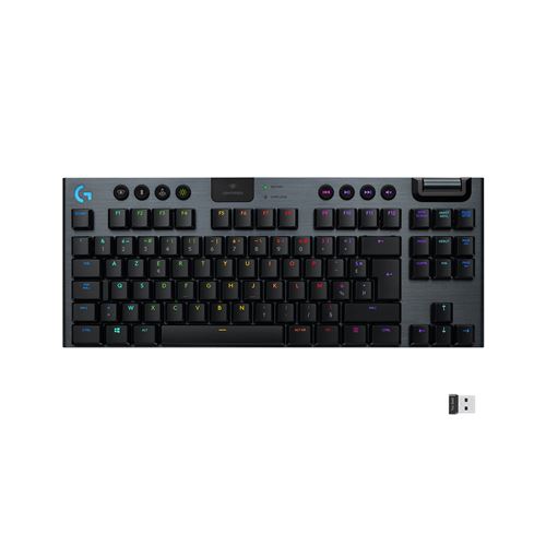 Clavier Gaming sans fil Azerty Logitech G915 TKL RVB Lightspeed Tactile Noir État correct - 124,79 € Clavier Gaming sans fil Azerty Logitech G915 TKL RVB Lightspeed Tactile Noir État correct Logitech reconditionné disponible sur Fnac