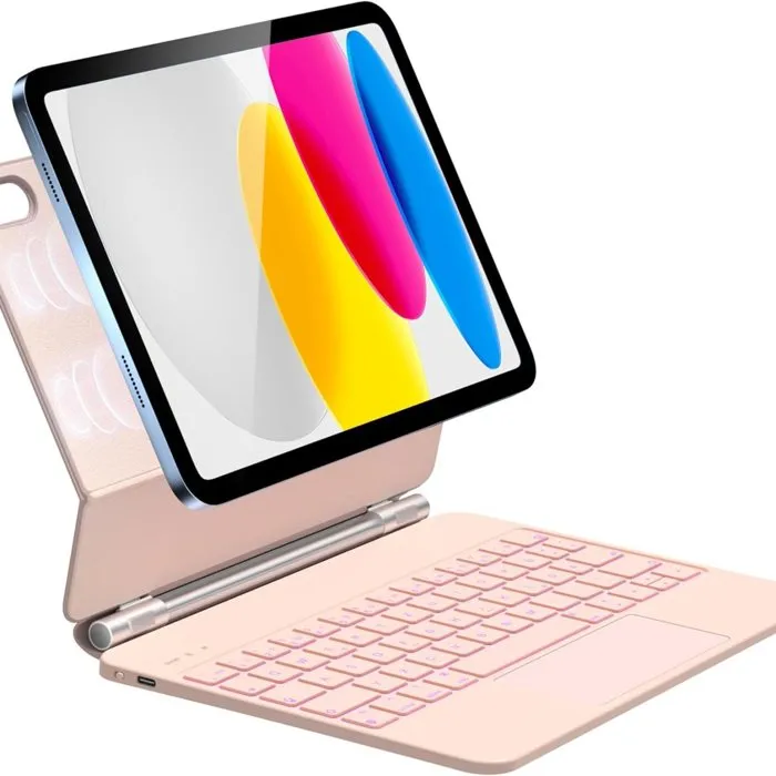 Clavier HOU FY-10G QWERTZ allemand magnétique pour iPad 10 9 pouces - rose Reconditionné reconditionné disponible sur Cdiscount Seconde Vie | Dero