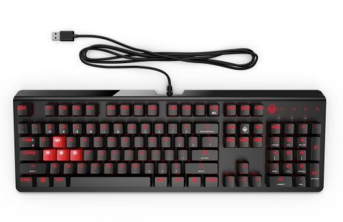 Clavier HP Omen 1100 Noir et Rouge État correct Omen reconditionné disponible sur Fnac