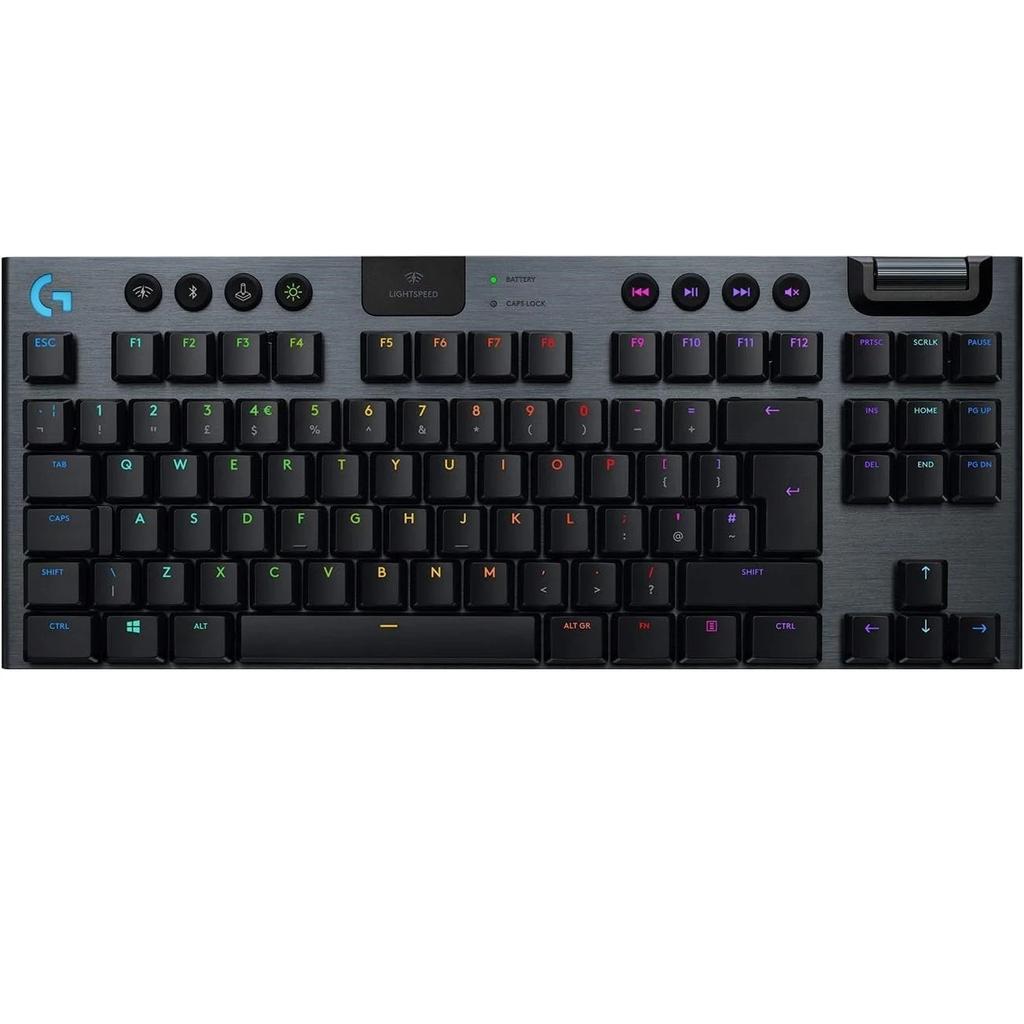 Clavier Logitech QWERTY Anglais (US) Sans-fil rétroéclairé G915 TKL Reconditionné - 159,00 € Clavier Logitech QWERTY Anglais (US) Sans-fil rétroéclairé G915 TKL Reconditionné Logitech reconditionné disponible sur Backmarket