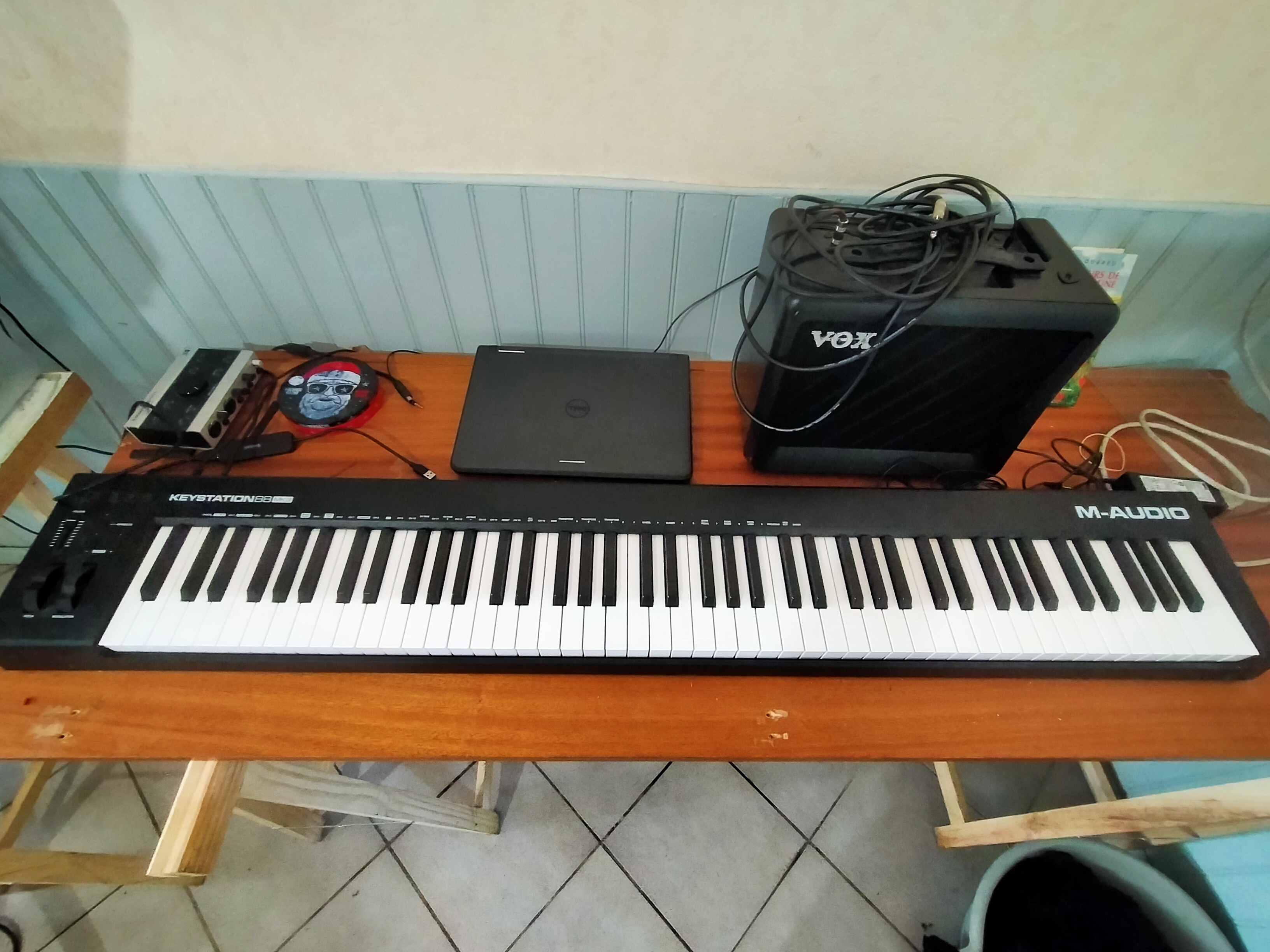 Clavier maître M-Audio Keystation 88 Mk3 Très bon état reconditionné disponible sur Zic Ethic
