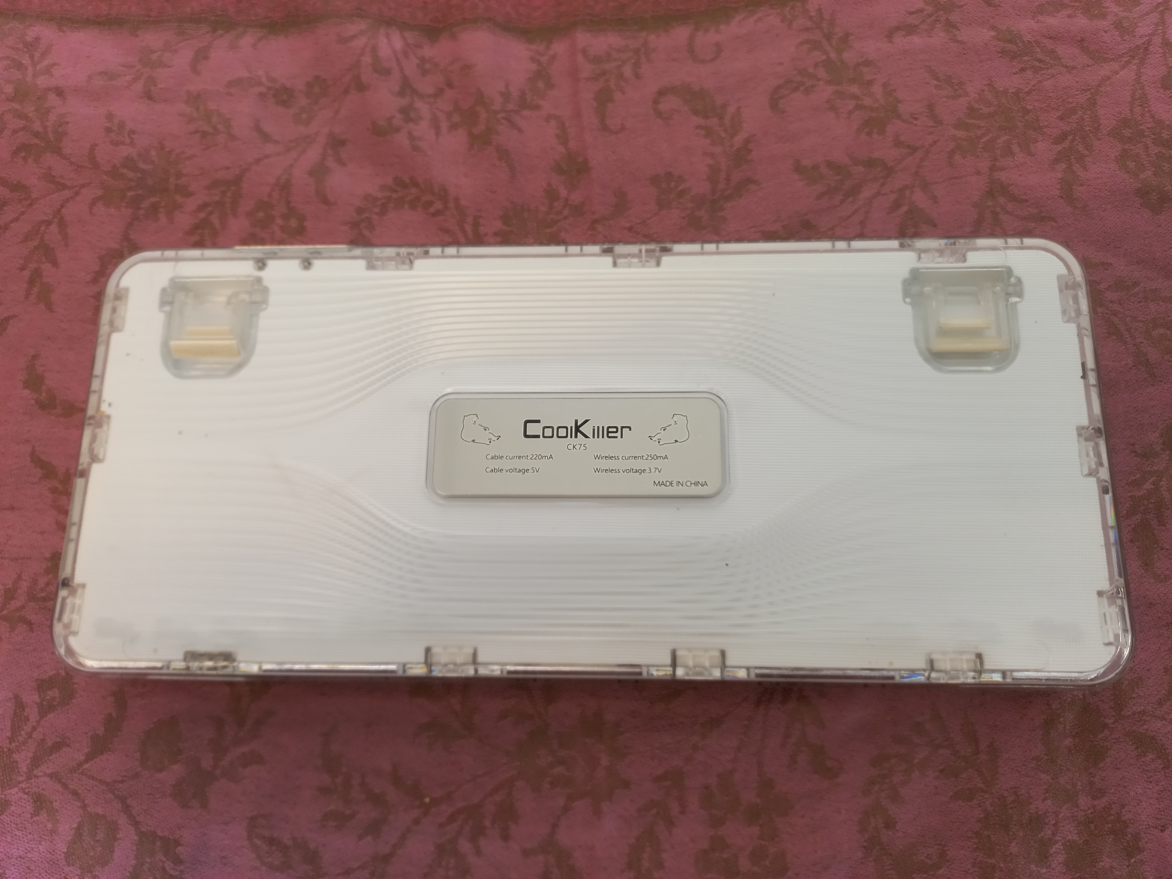 Voir photo 6 de Clavier mécanique transparent de la marque COOL KILLER CK 75 . Une largeur de 37 cm , une longueur de 14 cm . Bon etat Clavier mécanique transparent de la marque COOL KILLER CK 75 . Une largeur de 37 cm , une longueur de 14 cm . Bon etat Bon état reconditionné photo 6