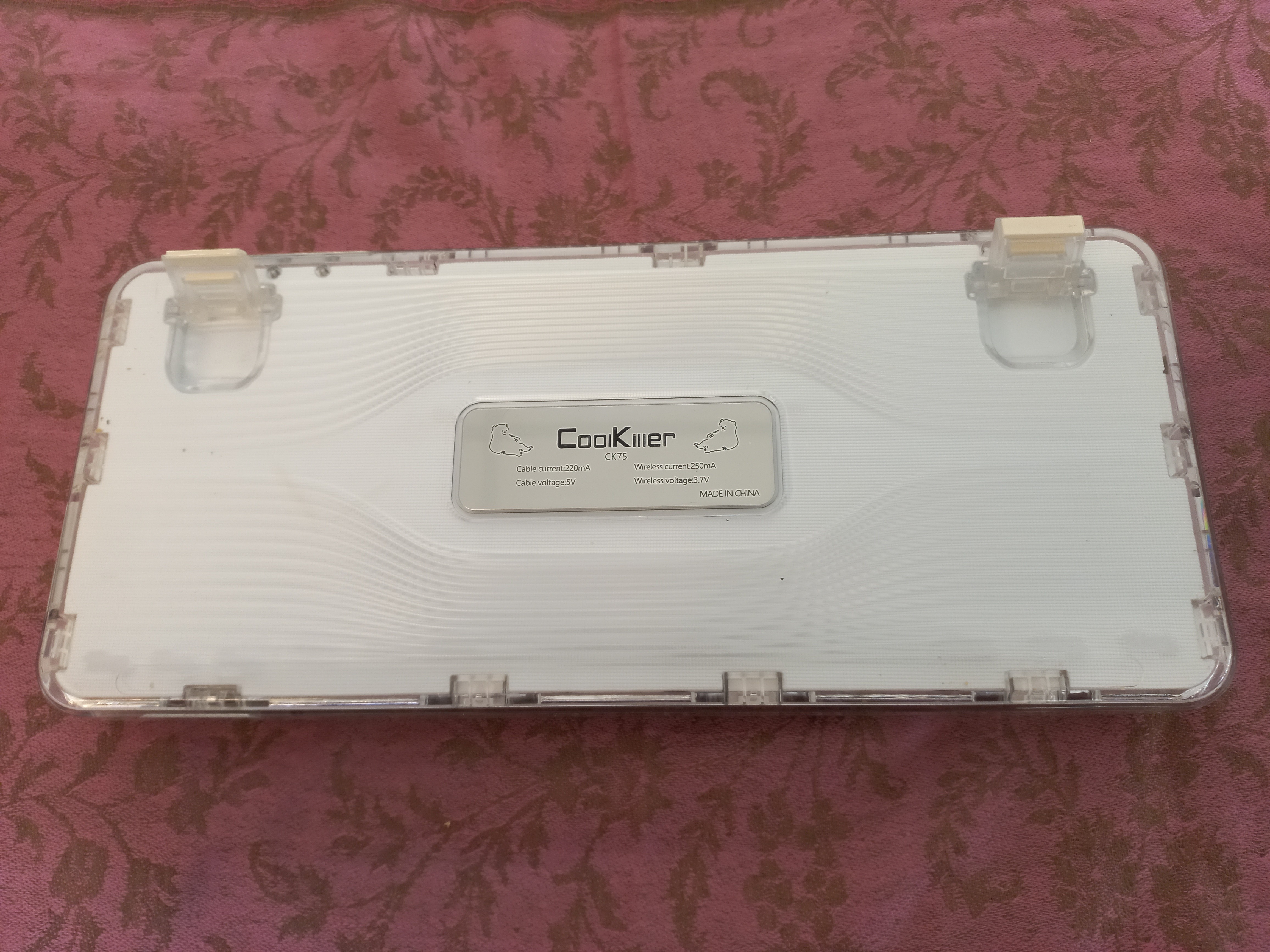 Voir photo 7 de Clavier mécanique transparent de la marque COOL KILLER CK 75 . Une largeur de 37 cm , une longueur de 14 cm . Bon etat Clavier mécanique transparent de la marque COOL KILLER CK 75 . Une largeur de 37 cm , une longueur de 14 cm . Bon etat Bon état reconditionné photo 7