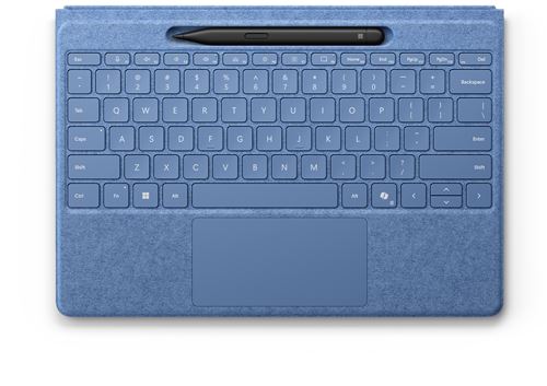Clavier Microsoft Flex Bleu Saphir pour Surface Pro 13" + stylet Surface Slim Pen État correct Microsoft reconditionné disponible sur Fnac