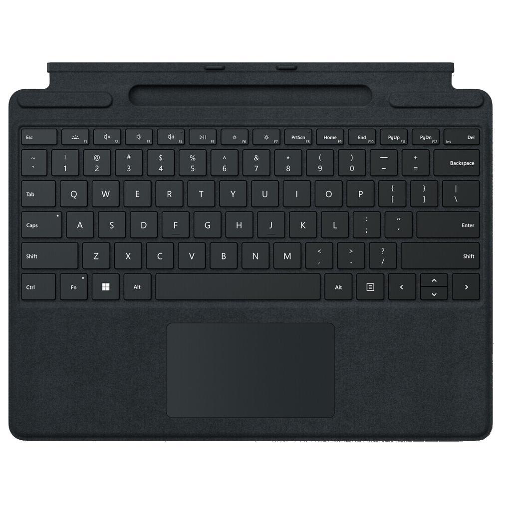 Clavier Microsoft QWERTY Anglais (US) Sans-fil rétroéclairé Surface Pro X Signature Keyboard Reconditionné - alternatives disponibles sur Dero Clavier Microsoft QWERTY Anglais (US) Sans-fil rétroéclairé Surface Pro X Signature Keyboard Reconditionné Microsoft reconditionné (offre indisponible)