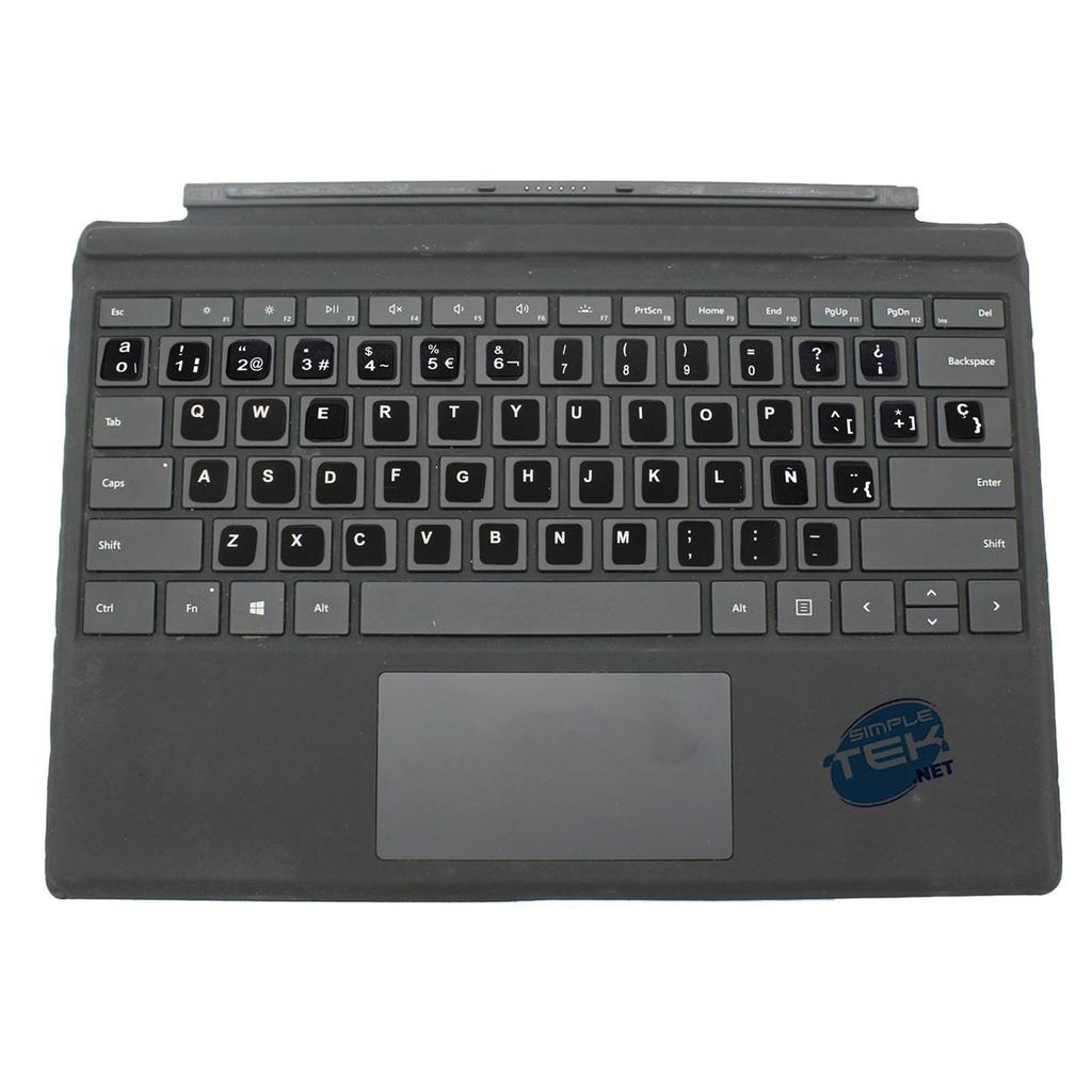 Voir photo 2 de Clavier Microsoft QWERTY Espagnol rétroéclairé 1725 Surface Pro | Dero Clavier Microsoft QWERTY Espagnol rétroéclairé 1725 Surface Pro Reconditionné Microsoft reconditionné photo 2 | Dero
