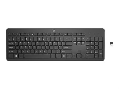 Clavier sans fil Azerty HP 230 Noir État correct Hewlett-Packard reconditionné disponible sur Fnac