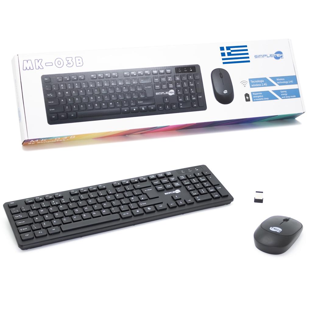 Acheter Clavier Simpletek QWERTY Sans-fil Greek Mouse and Keyboard Reconditionné - 30,00 € Clavier Simpletek QWERTY Sans-fil Greek Mouse and Keyboard Reconditionné N/A reconditionné disponible sur Backmarket
