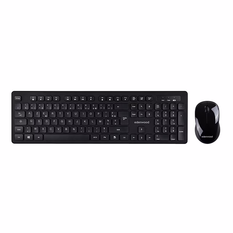 Clavier + Souris Sans Fil Edenwood Cwl01 reconditionné disponible sur Electro Depot