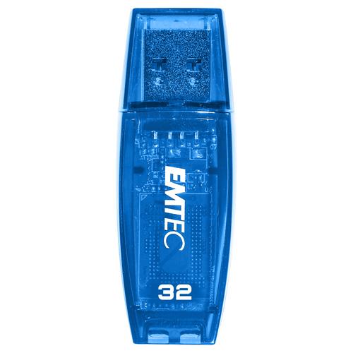 Clé USB 2.0 Emtec C410 32 Go Bleu État correct Emtec reconditionné disponible sur Fnac