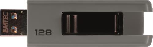 Clé USB 3.0 Emtec B250 Slide 128 Go Gris État correct Emtec reconditionné disponible sur Fnac