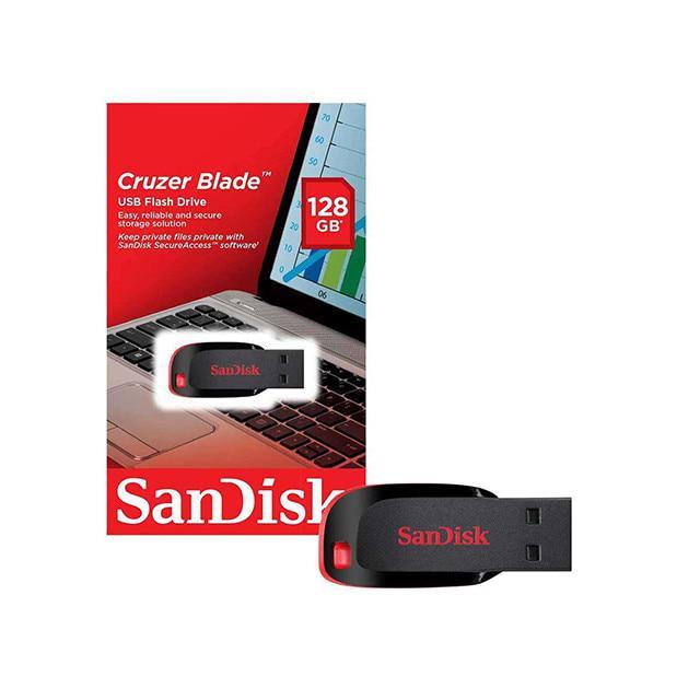 Voir photo 3 de Clé USB Sandisk Cruzer Blade SDCZ50-128G-B35/124043 | Dero Clé USB Sandisk Cruzer Blade SDCZ50-128G-B35/124043 Reconditionné SanDisk reconditionné photo 3 | Dero