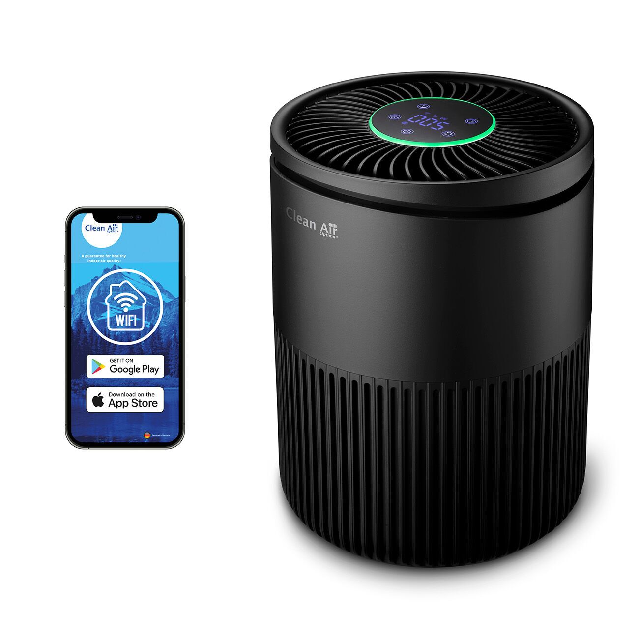 Clean Air Optima Purificateur d'air intelligent HEPA UV avec ioniseur CA-503B Compact Smart noir Parfait état - 99,25 € Clean Air Optima Purificateur d'air intelligent HEPA UV avec ioniseur CA-503B Compact Smart noir Parfait état Clean Air Optima reconditionné disponible sur Refurbed | Dero