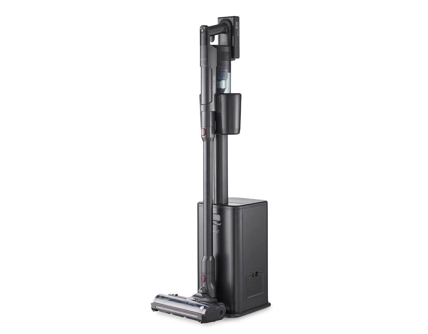 Clean Air Optima Purifloor Vertica Dock aspirateur à main sans fil avec station de vidage noir/gris Parfait état Clean Air Optima reconditionné disponible sur Refurbed