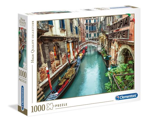 Clementoni puzzle QG - Canal de Venise 1000 pièces État correct Clementoni reconditionné disponible sur Fnac