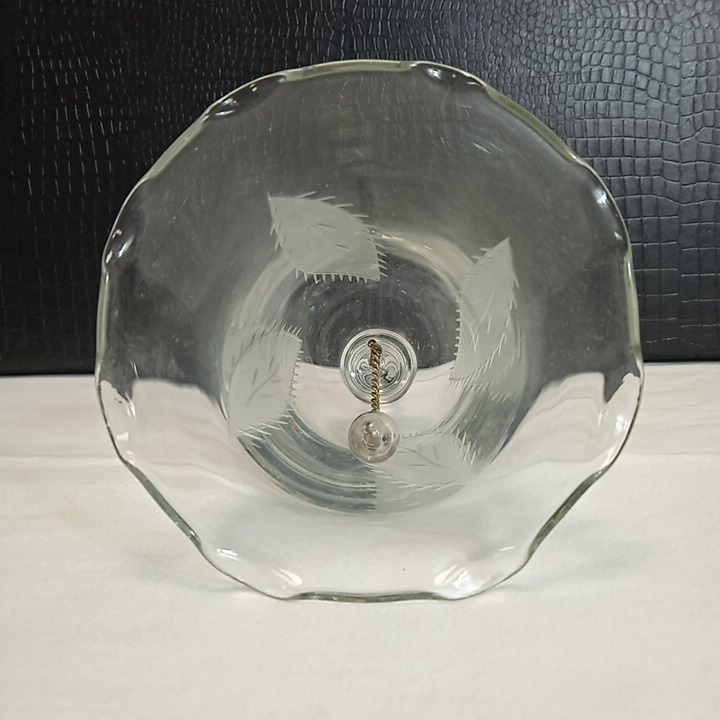 Voir photo 4 de Cloche de service en verre Cloche de service en verre Parfait état reconditionné photo 4