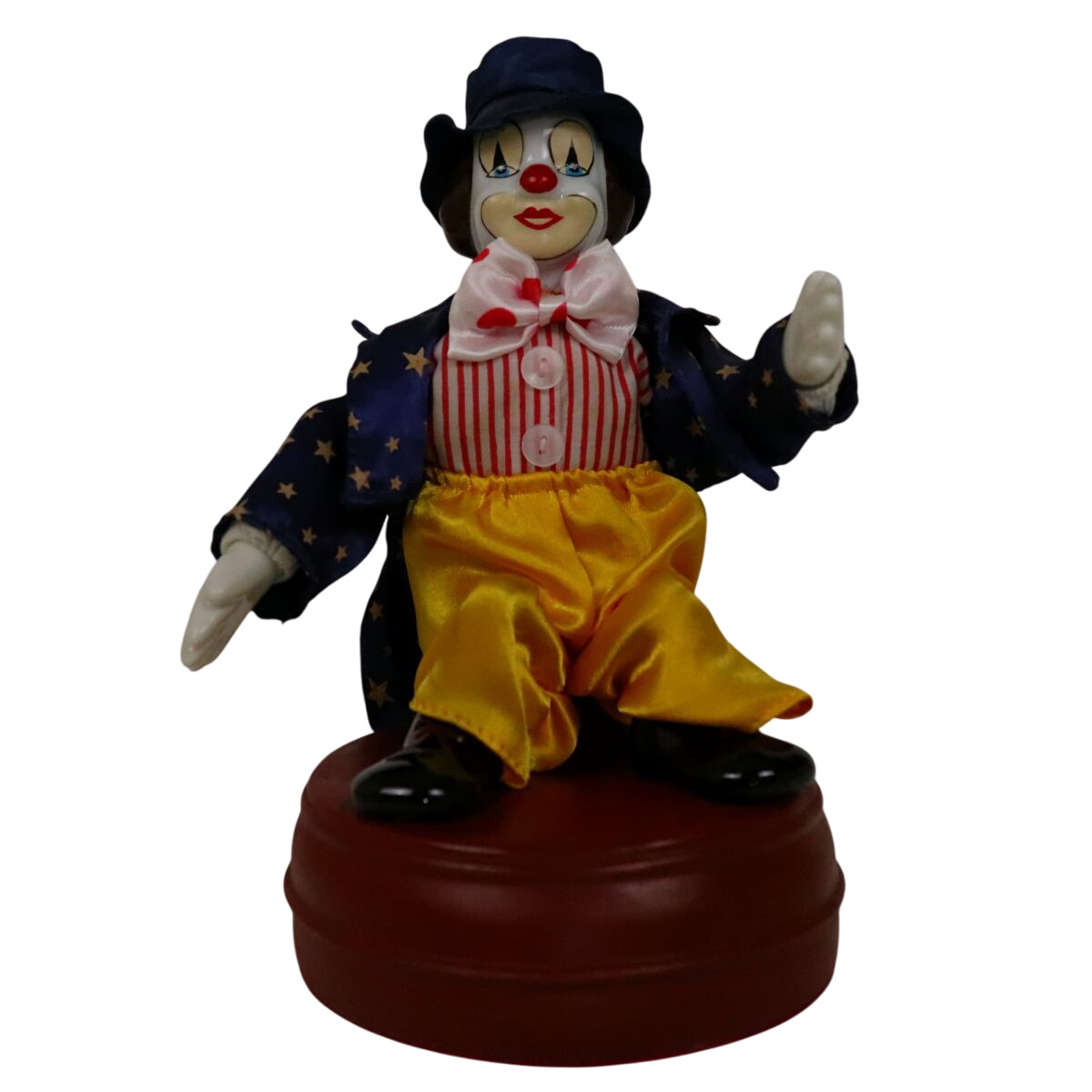 Acheter Clown automate sur socle - Boite à musique - Poupée porcelaine Parfait état - 11,20 € Clown automate sur socle - Boite à musique - Poupée porcelaine Parfait état reconditionné disponible sur Label Emmaüs