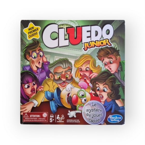 Cluedo Junior Le mystère du jouet cassé Hasbro reconditionné disponible sur Revaltoys | Dero