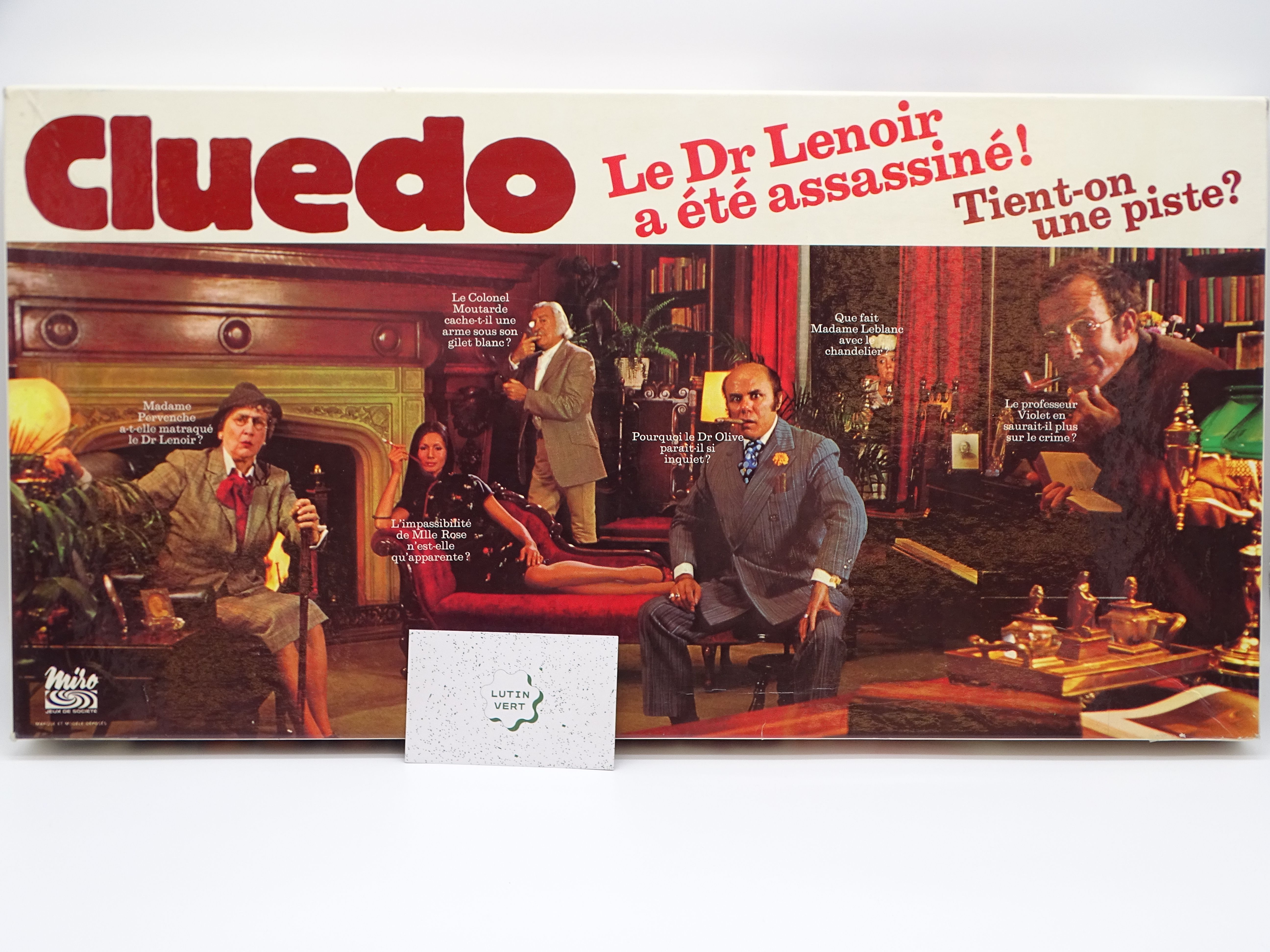 Acheter Cluedo original d'occasion MIRO - Dès 8 ans | Ref 13295 Bon état - 20,00 € Cluedo original d'occasion MIRO - Dès 8 ans | Ref 13295 Bon état reconditionné disponible sur Label Emmaüs