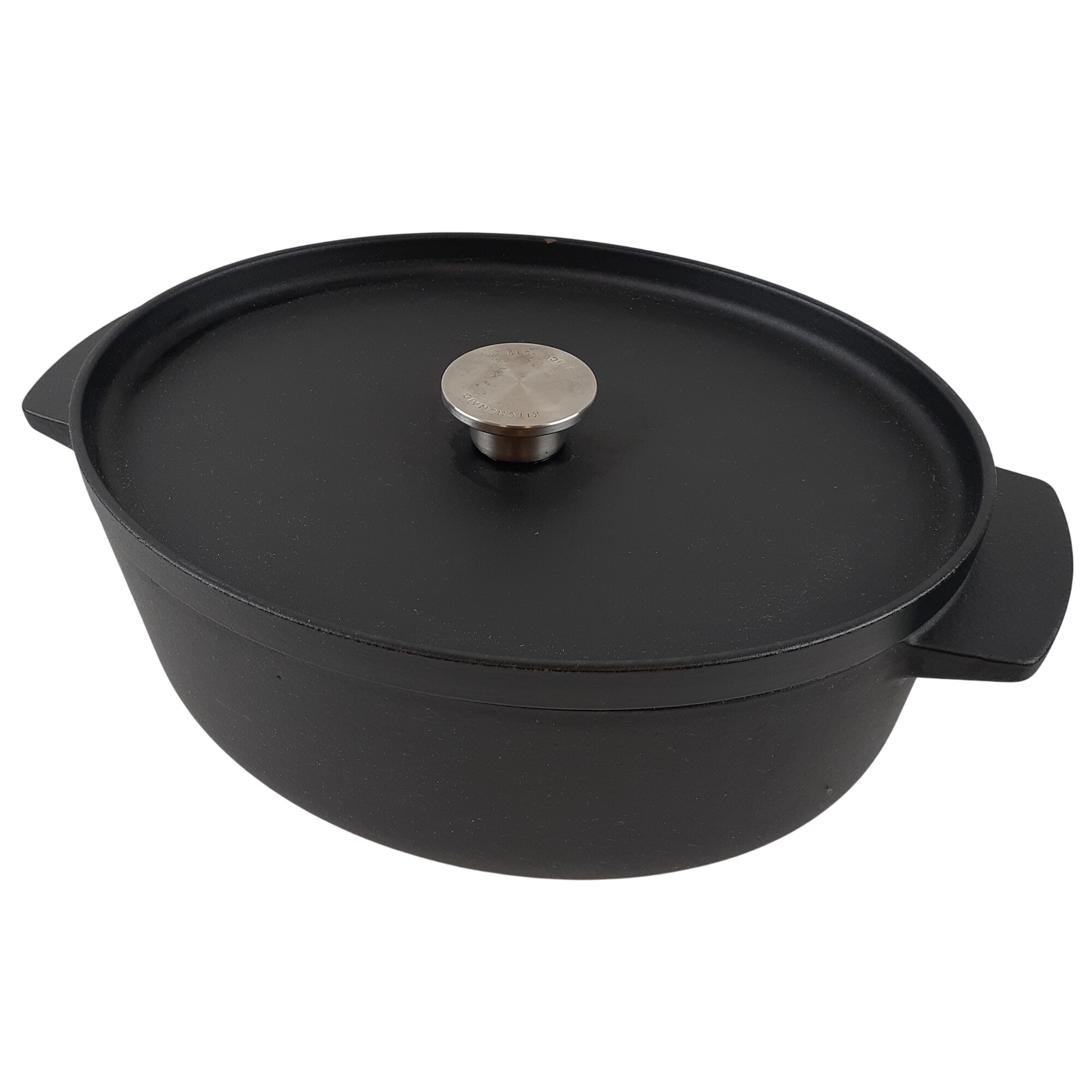 Cocotte en fonte KitchenAid Bon état - 56,00 € Cocotte en fonte KitchenAid Bon état reconditionné disponible sur Label Emmaüs