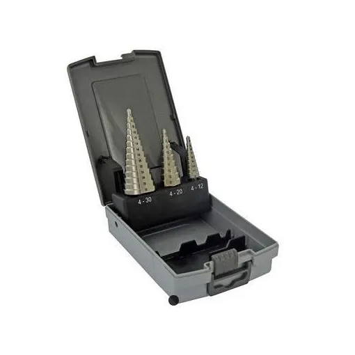 Coffret 3 forets HSS conique étage Ø4>30 mm TIVOLY - 11448670001 Bon état reconditionné disponible sur Rakuten