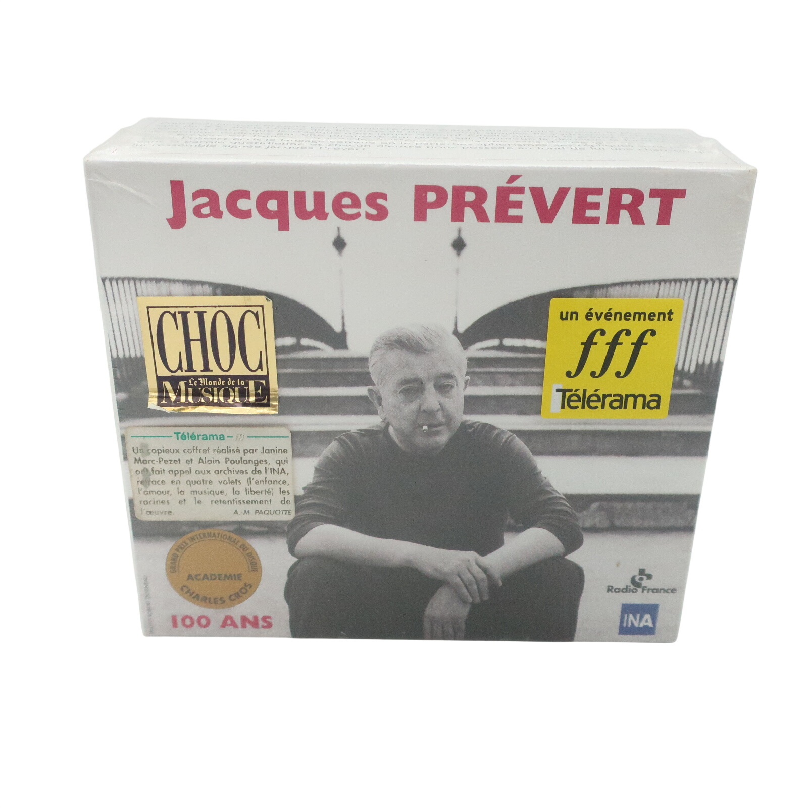 Acheter Coffret 4 CD " Jacques Prévert 200 Barclay (Sous Blister) Parfait état - 10,00 € Coffret 4 CD " Jacques Prévert 200 Barclay (Sous Blister) Parfait état reconditionné disponible sur Label Emmaüs