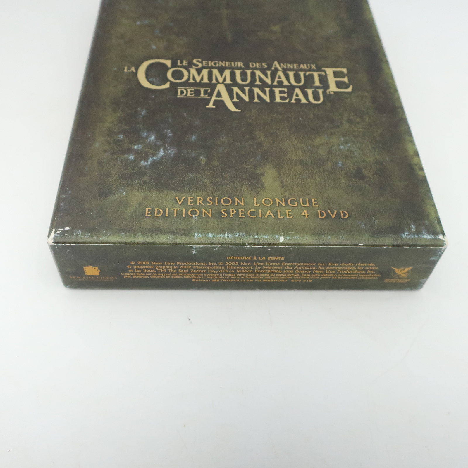 Voir photo 11 de Coffret 4 DVD Version Longue édition Spéciale Le Seigneur des Anneaux " La Comunauté de l'Anneau " 2002 Métropolitan Coffret 4 DVD Version Longue édition Spéciale Le Seigneur des Anneaux " La Comunauté de l'Anneau " 2002 Métropolitan Très bon état reconditionné photo 11