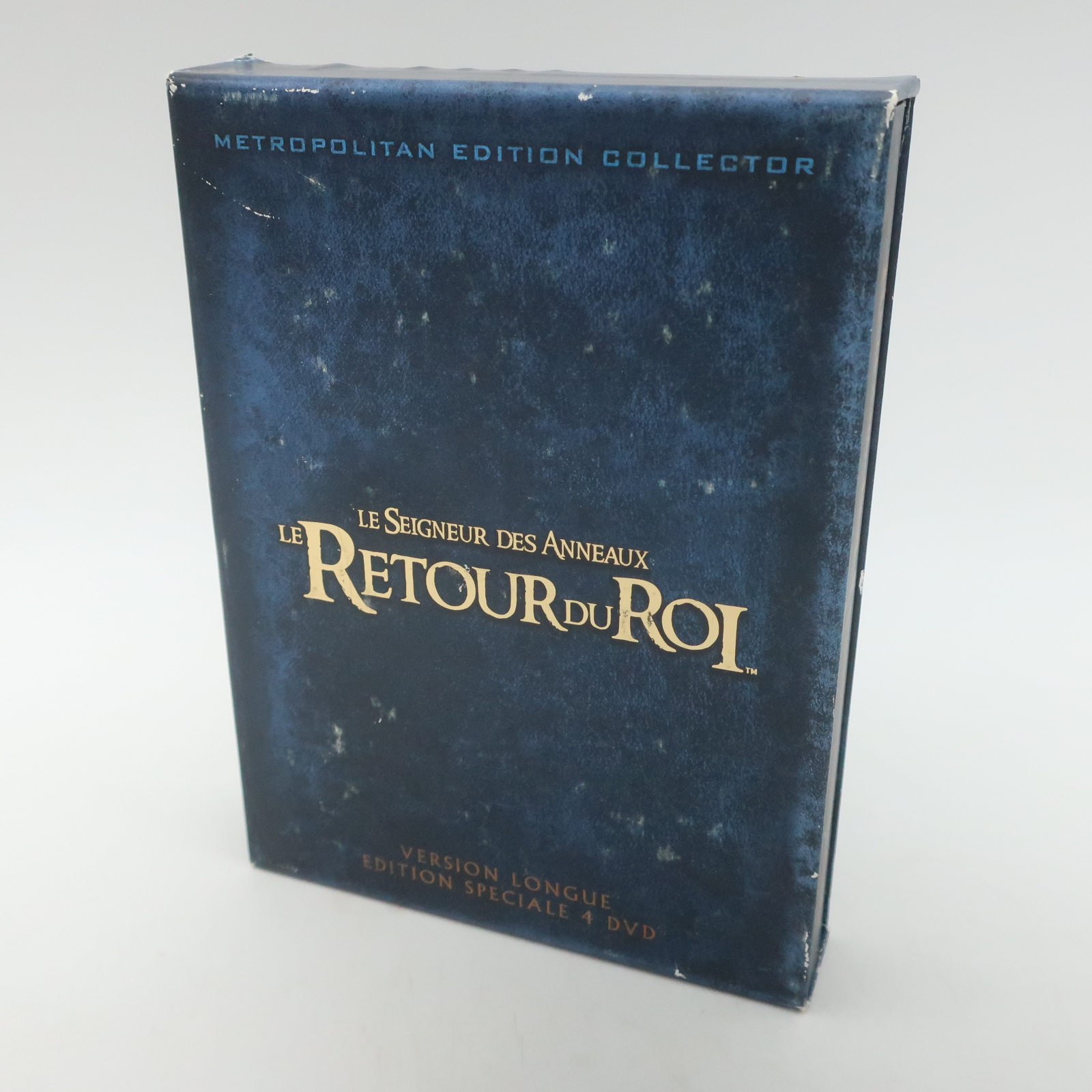 Coffret 4 DVD Version Longue édition Spéciale Le Seigneur des Anneaux " Le Retour du Roi " 2002 Métropolitan Très bon état - 10,00 € Coffret 4 DVD Version Longue édition Spéciale Le Seigneur des Anneaux " Le Retour du Roi " 2002 Métropolitan Très bon état reconditionné disponible sur Label Emmaüs