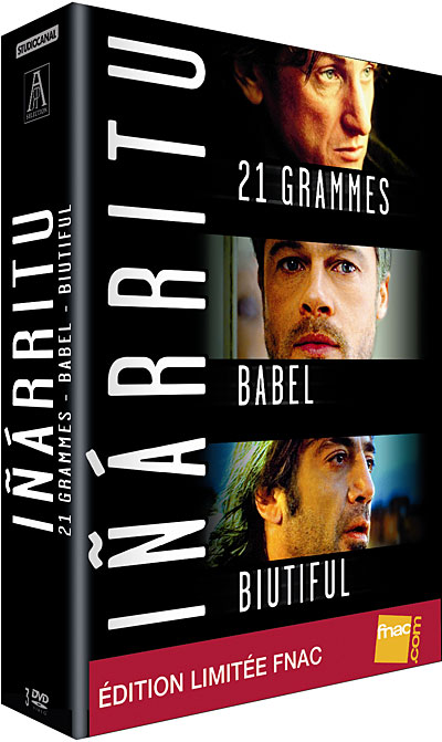 Coffret Alejandro Gonzales Inarritu - 3 Films - Edition Limitée Fnac État correct - 35,22 € Coffret Alejandro Gonzales Inarritu - 3 Films - Edition Limitée Fnac État correct reconditionné disponible sur Fnac