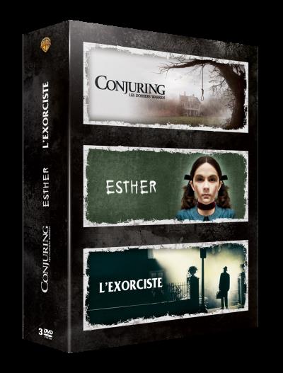 Coffret Angoisse Conjuring : les dossiers Warren, L'exorciste, Esther DVD État correct - 25,78 € Coffret Angoisse Conjuring : les dossiers Warren, L'exorciste, Esther DVD État correct reconditionné disponible sur Fnac