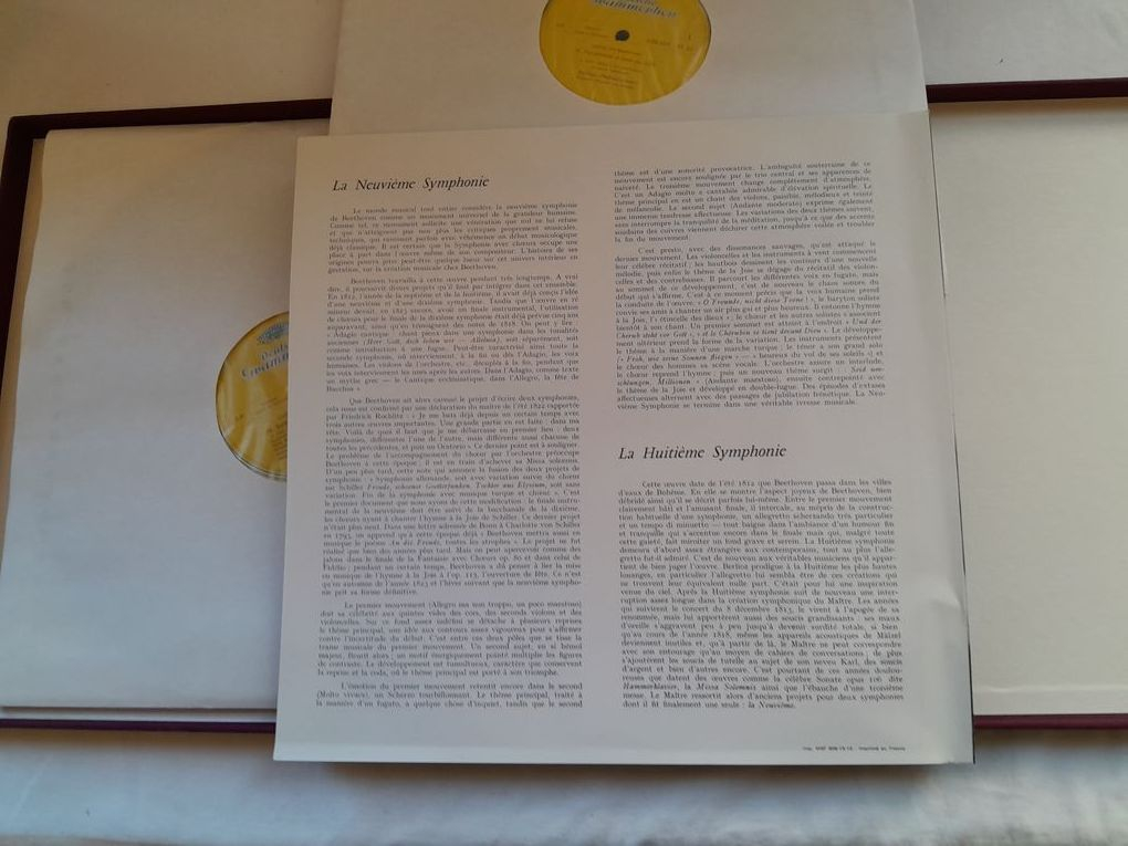 Voir photo 5 de Coffret Beethoven 8ème et 9ème symphonie interprétée par le philarmonique de Berlin, dirigé par Herbert Von Karajan Coffret Beethoven 8ème et 9ème symphonie interprétée par le philarmonique de Berlin, dirigé par Herbert Von Karajan reconditionné photo 5