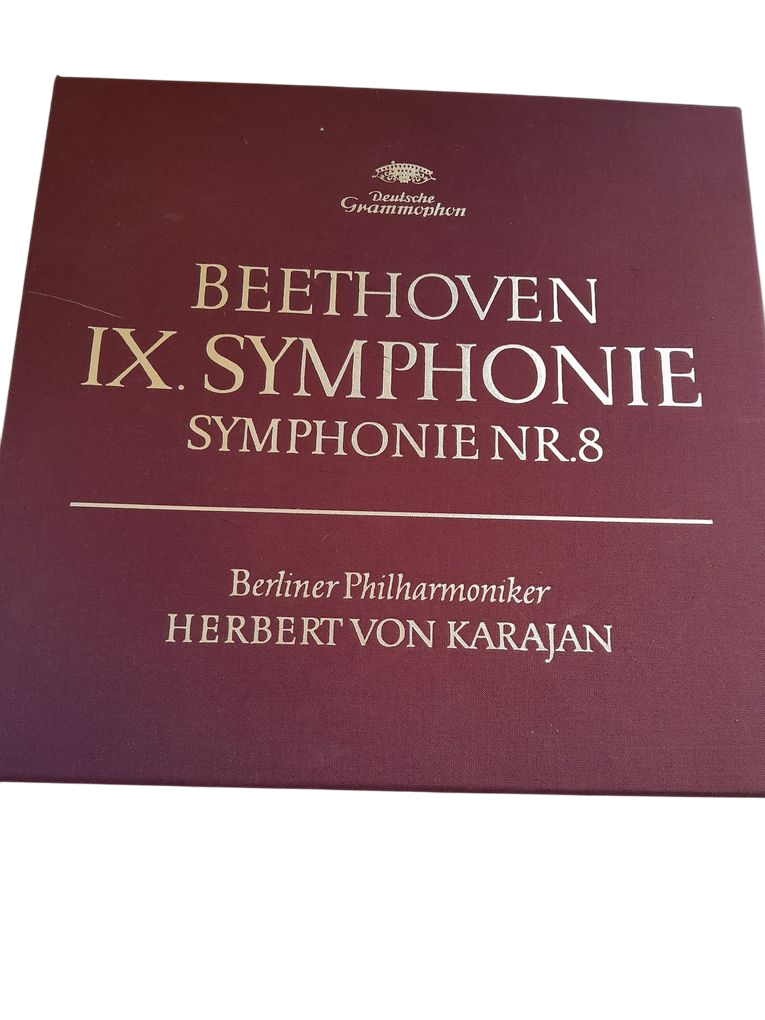 Coffret Beethoven 8ème et 9ème symphonie interprétée par le philarmonique de Berlin, dirigé par Herbert Von Karajan - 25,00 € Coffret Beethoven 8ème et 9ème symphonie interprétée par le philarmonique de Berlin, dirigé par Herbert Von Karajan reconditionné disponible sur Label Emmaüs