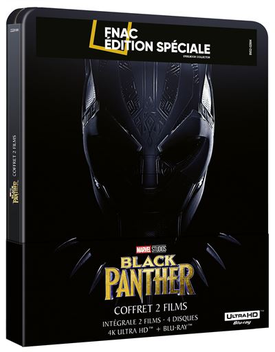 Coffret Black Panther et Black Panther : Wakanda Forever Édition Collector Spéciale Fnac SteelBook® Blu-ray 4K Ultra HD État correct reconditionné disponible sur Fnac