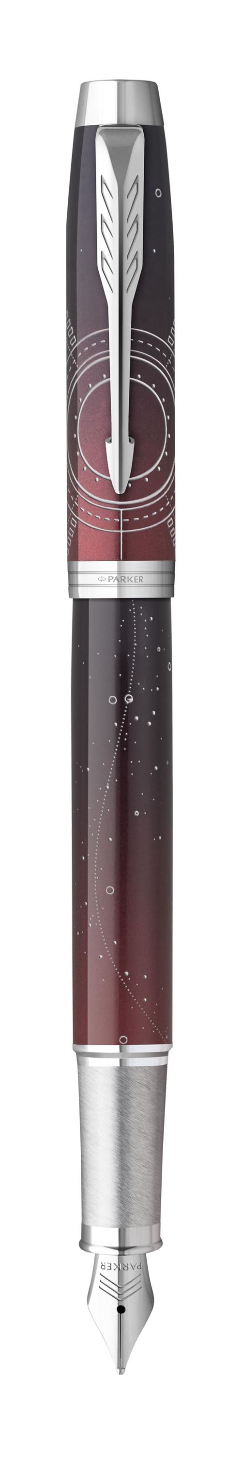 Coffret cadeau Parker IM Premium Portal Stylo plume avec Encre bleue Plume moyenne Dégradé de Rouge État correct Parker reconditionné disponible sur Fnac
