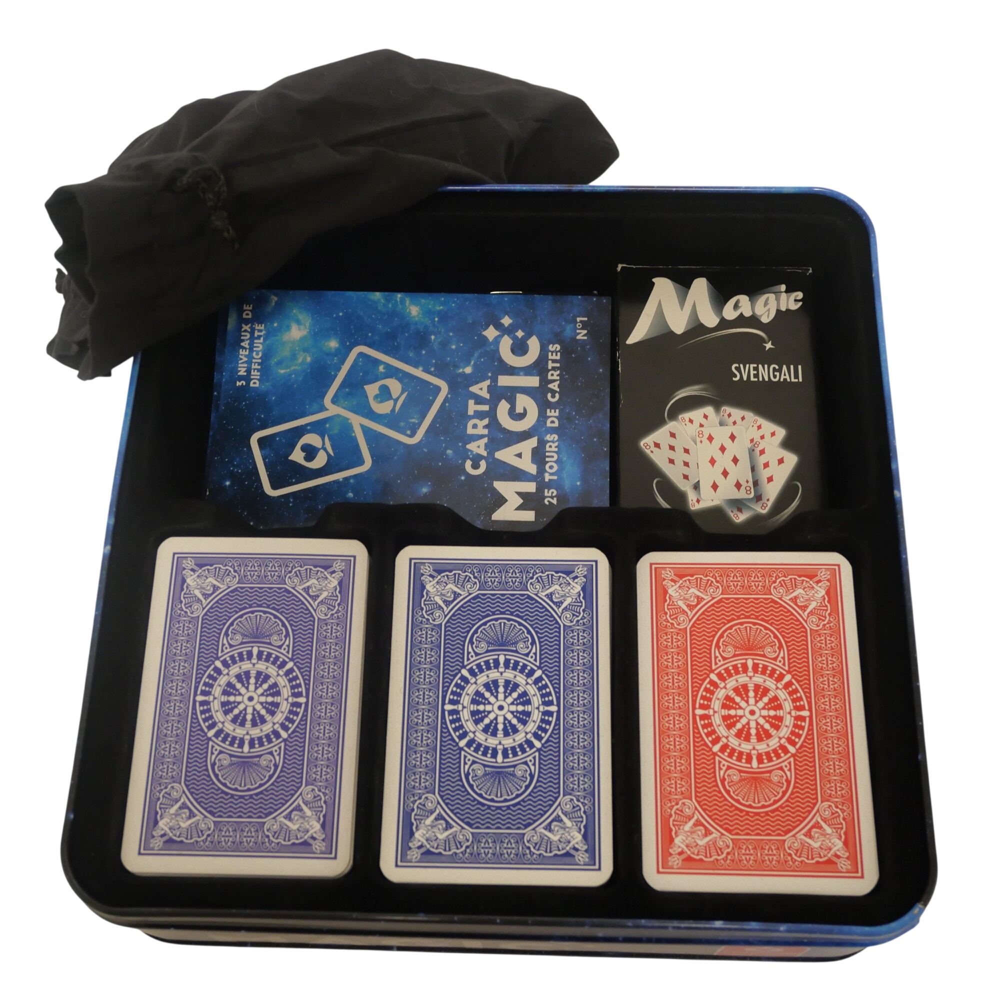 Acheter Coffret carte magic 25 tours Très bon état - 19,00 € Coffret carte magic 25 tours Très bon état reconditionné disponible sur Label Emmaüs