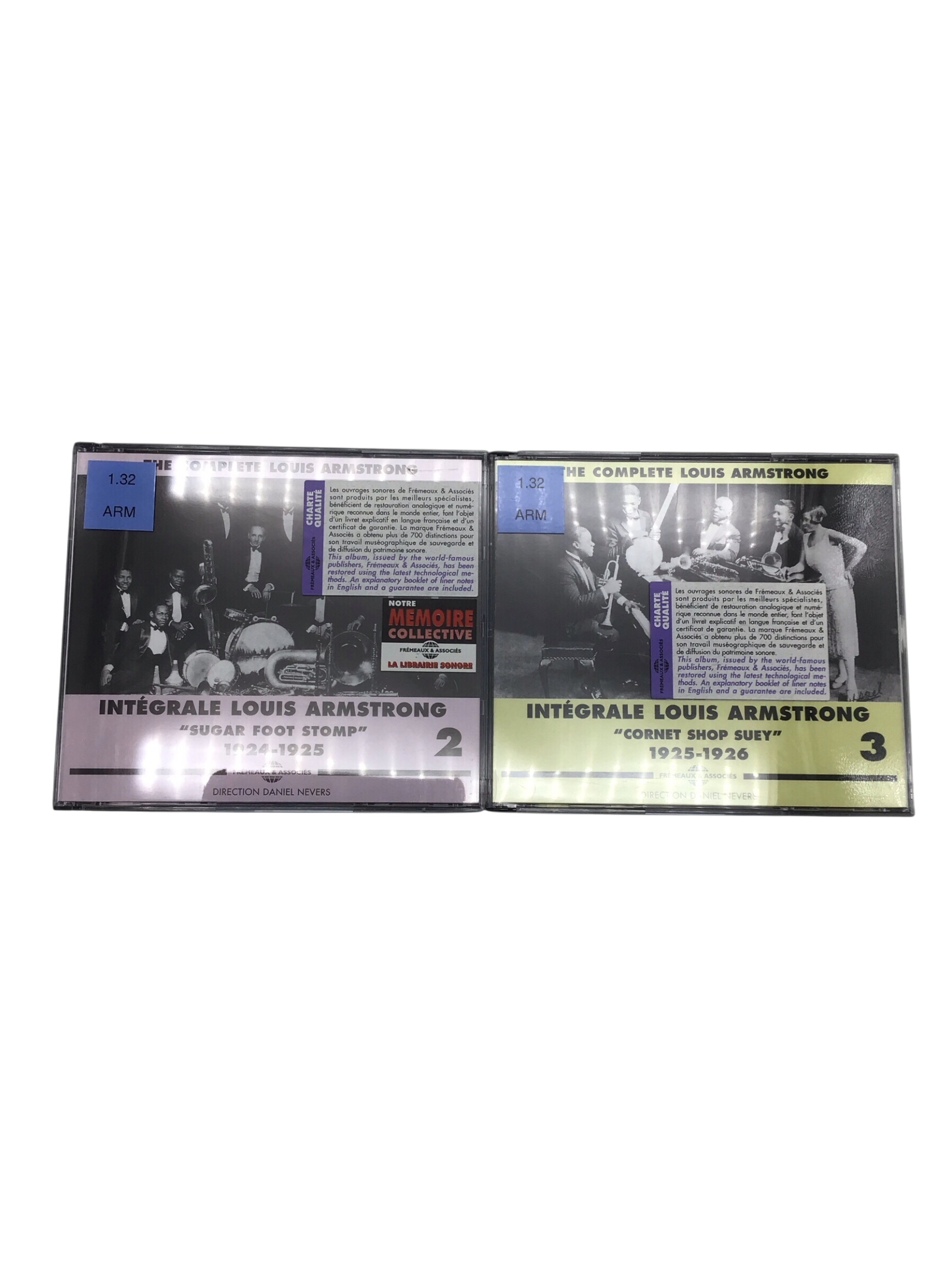 Coffret cd - Intégrale Louis Armstrong Vol. 2 et 3 Très bon état - 10,00 € Coffret cd - Intégrale Louis Armstrong Vol. 2 et 3 Très bon état reconditionné disponible sur Label Emmaüs