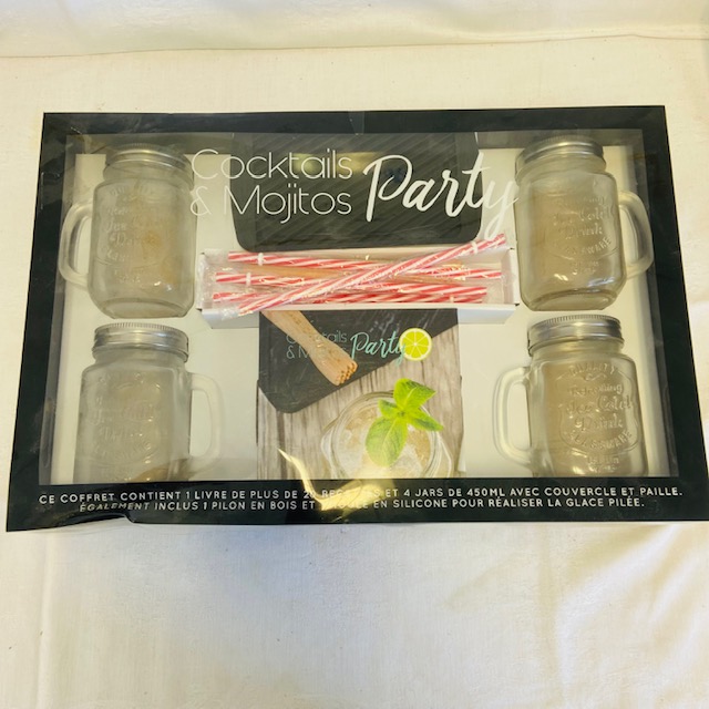 Acheter Coffret Cocktail Mojito Parfait état - 10,75 € Coffret Cocktail Mojito Parfait état reconditionné disponible sur Label Emmaüs