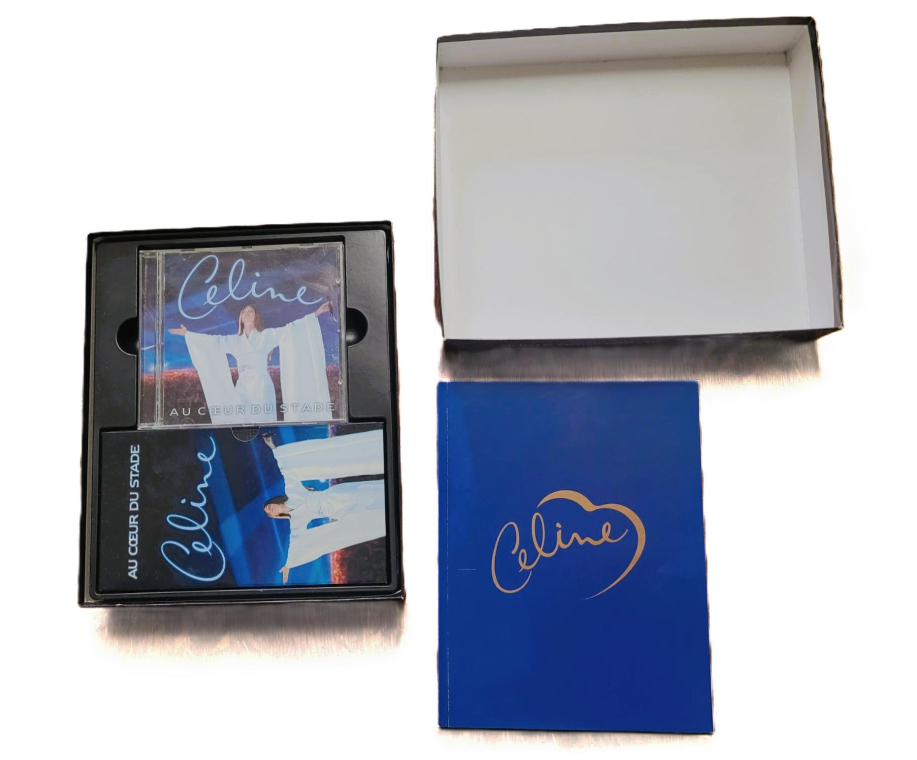 Voir photo 2 de Coffret collector "Céline Dion : Au coeur du stade" Coffret collector "Céline Dion : Au coeur du stade" Bon état reconditionné photo 2