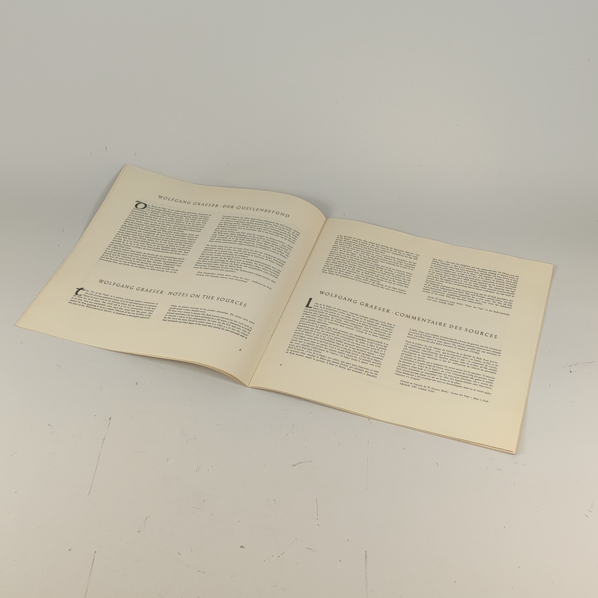 Voir photo 4 de Coffret Complet Vinyle Archiv Production Johann Sebastian Bach "Die kunst der fuge" 14077 APM Coffret Complet Vinyle Archiv Production Johann Sebastian Bach "Die kunst der fuge" 14077 APM Bon état reconditionné photo 4