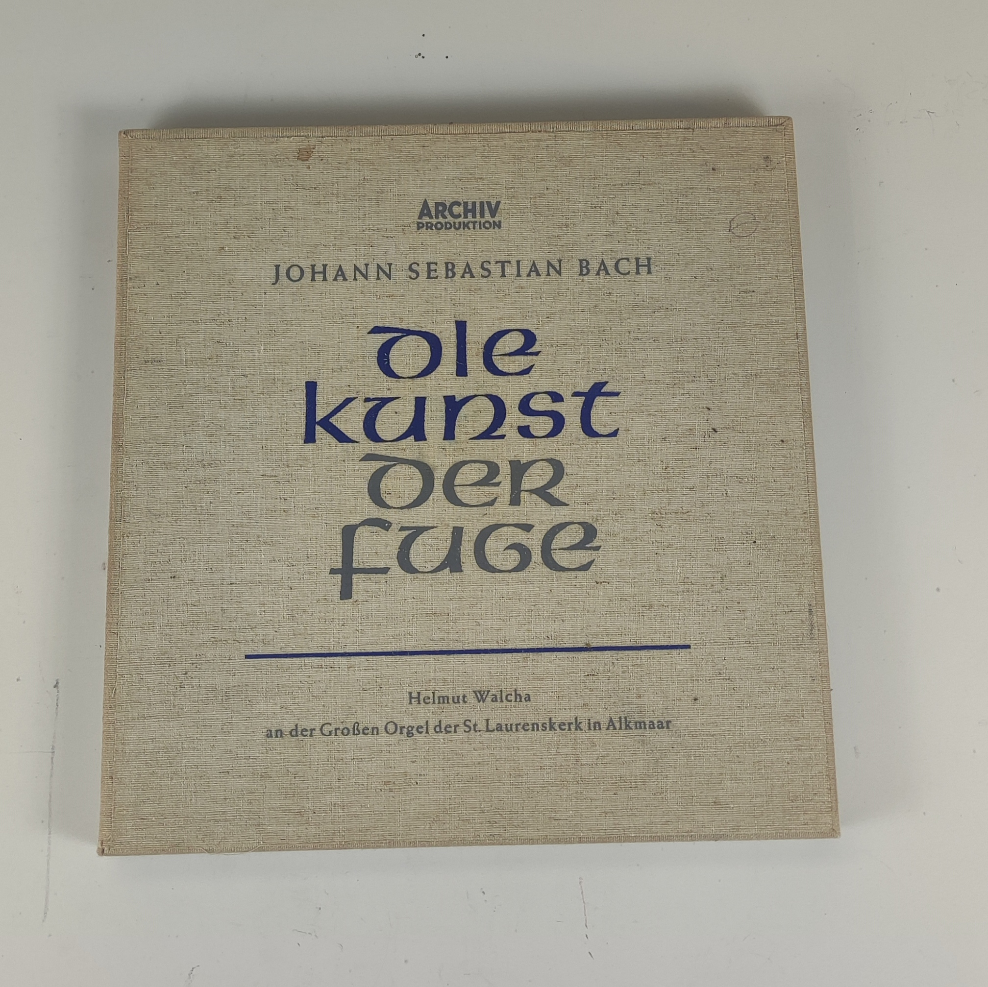 Acheter Coffret Complet Vinyle Archiv Production Johann Sebastian Bach "Die kunst der fuge" 14077 APM Bon état - 20,00 € Coffret Complet Vinyle Archiv Production Johann Sebastian Bach "Die kunst der fuge" 14077 APM Bon état reconditionné disponible sur Label Emmaüs