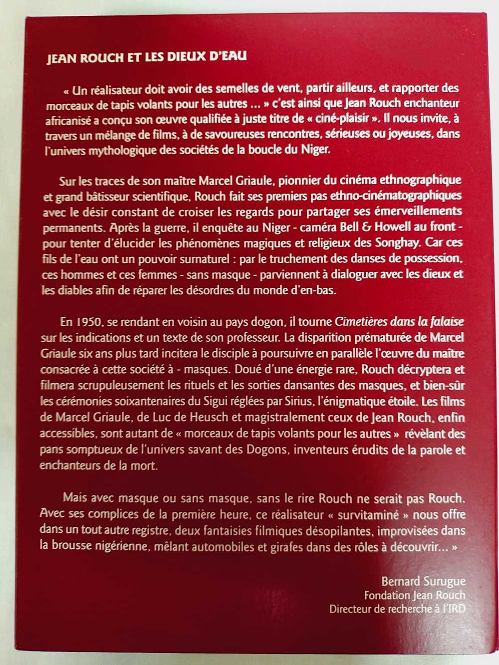 Voir photo 5 de Coffret de 4 DVD, Jean Rouch-une aventure africaine-le geste cinématographique. Comme neuf. Coffret de 4 DVD, Jean Rouch-une aventure africaine-le geste cinématographique. Comme neuf. Très bon état reconditionné photo 5