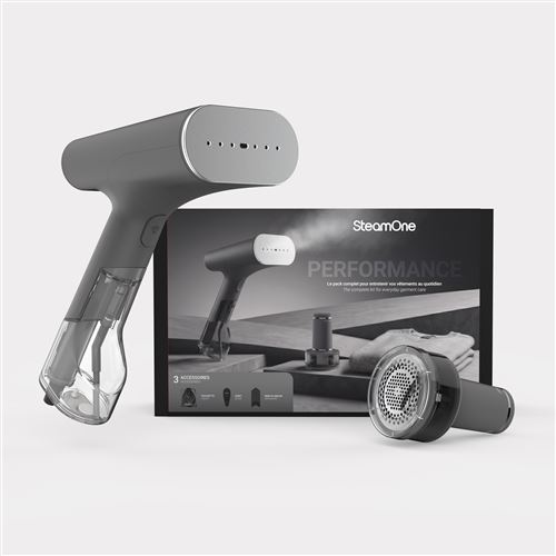 Coffret defroisseur portatif SteamOne Simon XL V2 gris et rasoir anti-peluche RP20 gris Occasion - 87,99 € Coffret defroisseur portatif SteamOne Simon XL V2 gris et rasoir anti-peluche RP20 gris Occasion SteamOne reconditionné disponible sur Fnac | Dero