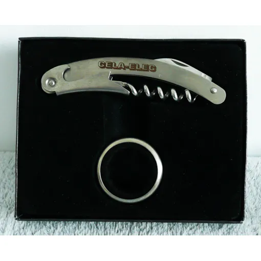 Coffret Du Sommelier 2 Pièces. Tire Bouchon À Couteau. Stop Goutte. Cela-Elec Bon état - 15,00 € Coffret Du Sommelier 2 Pièces. Tire Bouchon À Couteau. Stop Goutte. Cela-Elec Bon état reconditionné disponible sur Rakuten
